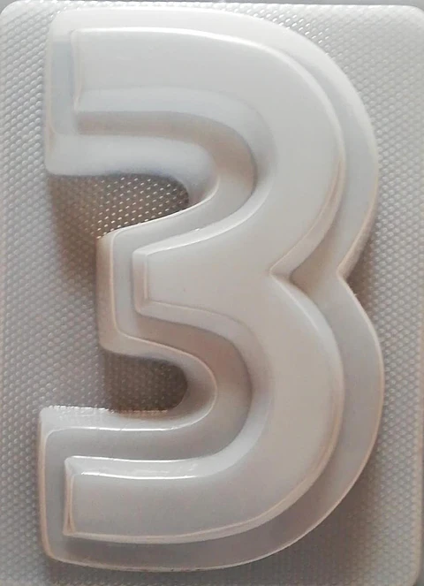  Molde para gelatina jumbo no.3 J-308