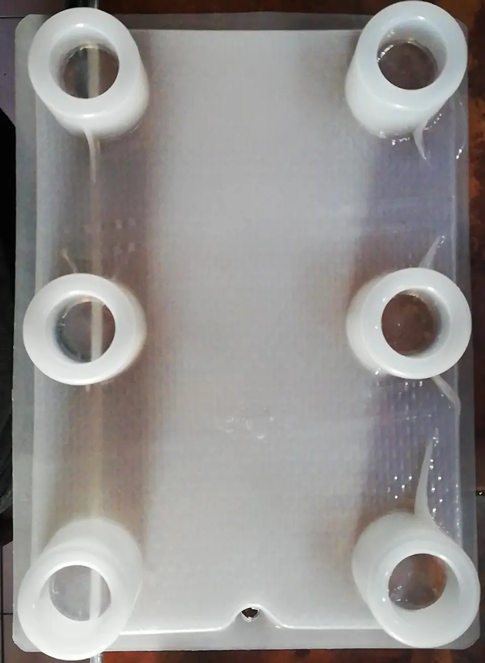  Molde para gelatina chico vaso shot 6 cav. 1