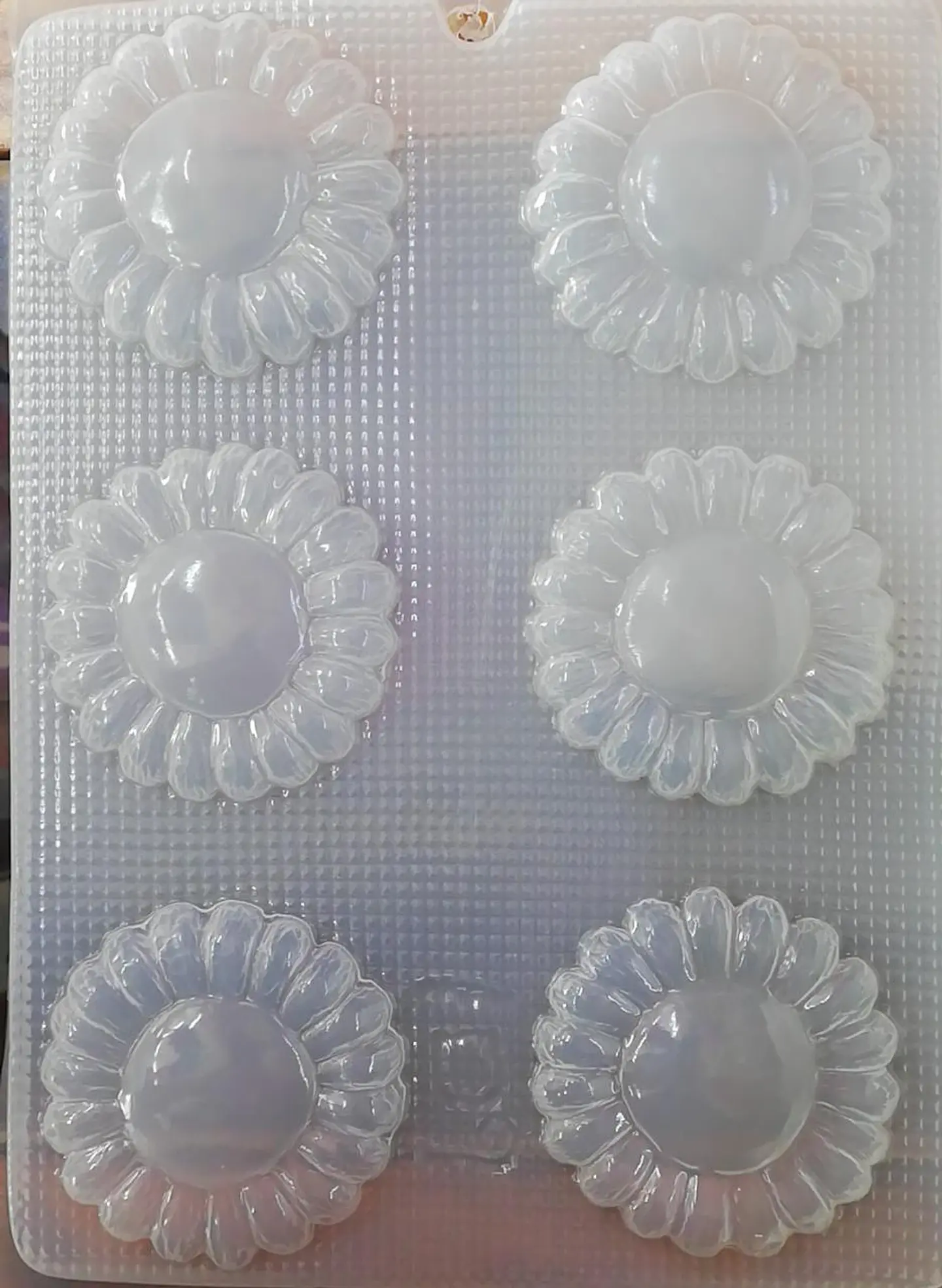  Molda para gelatina chico girasol 6cav. #109 1