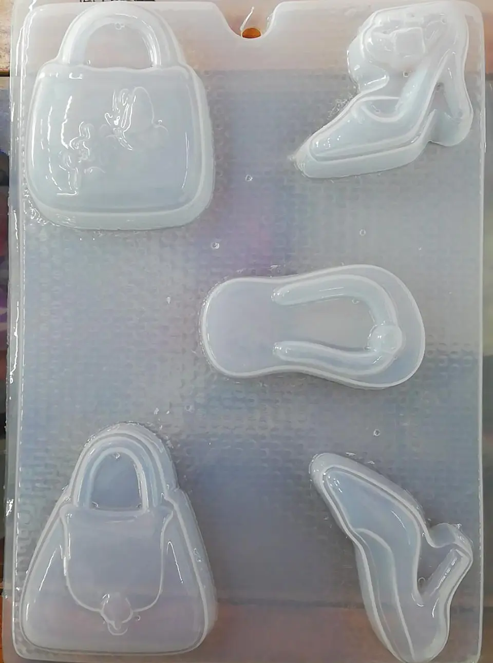  Molda para gelatina chico bolsa chancla y zapatilla 1