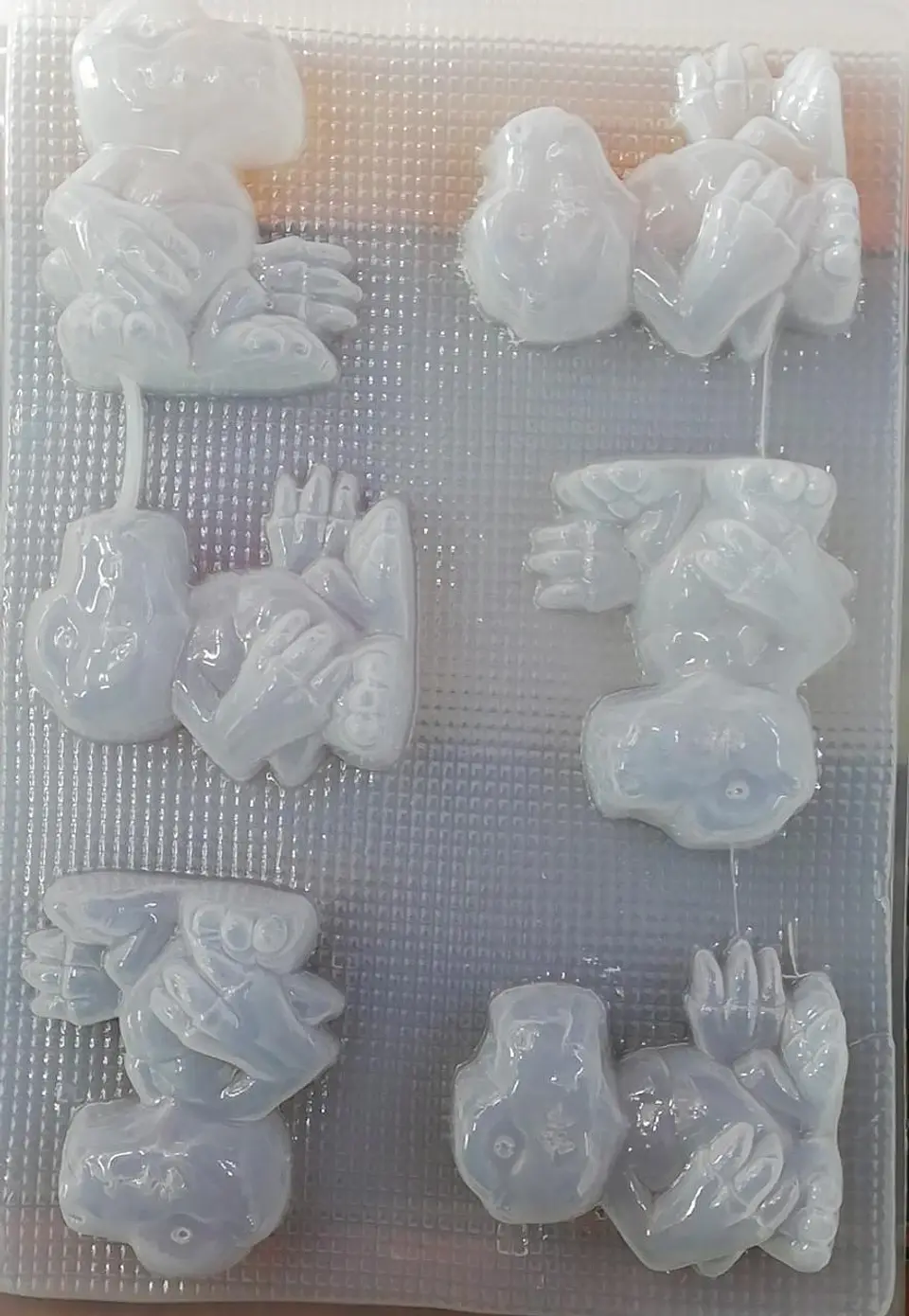  Molda para gelatina chico tiranosaurios 6cav 1