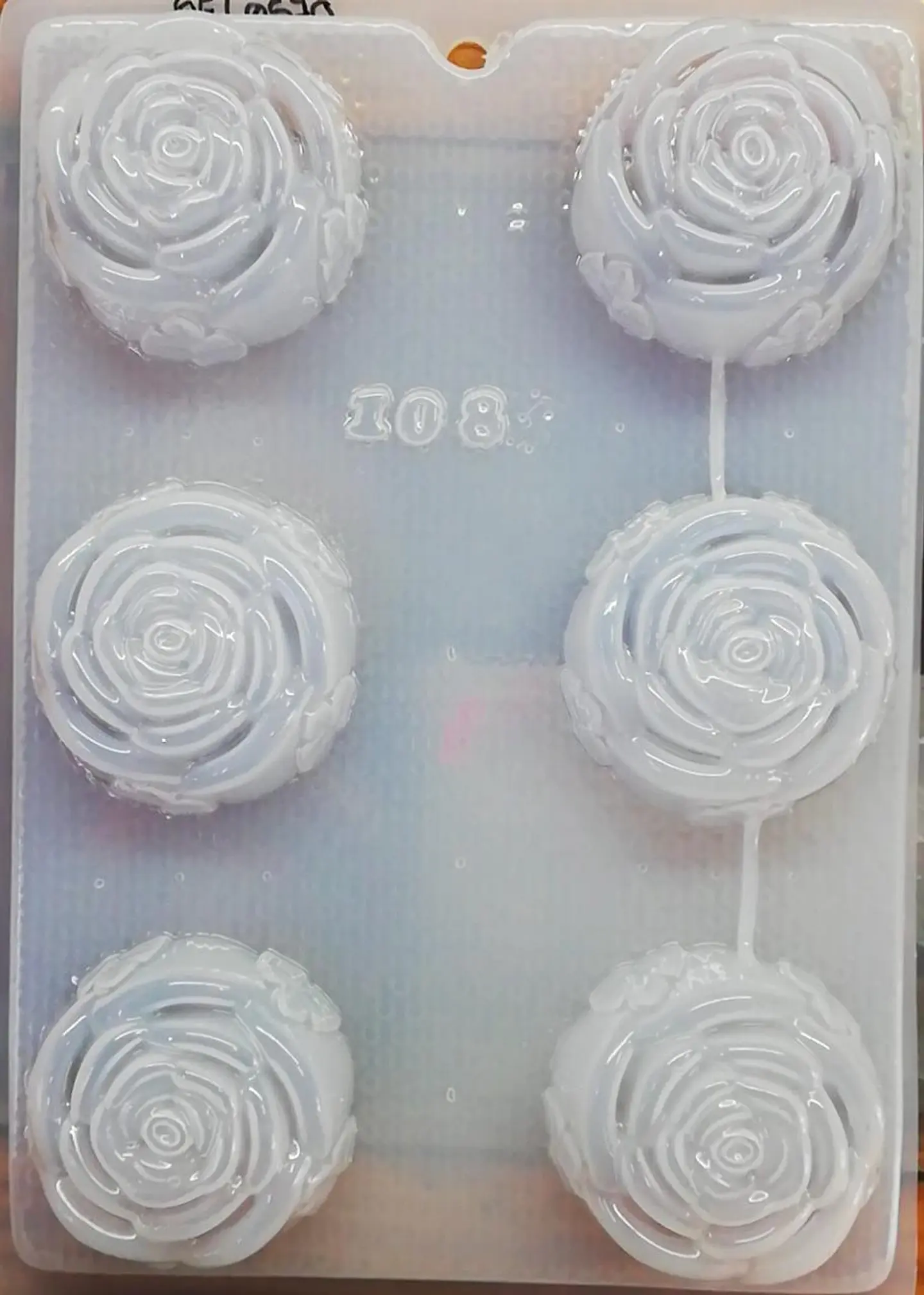  Molda para gelatina chico rosas #108 1