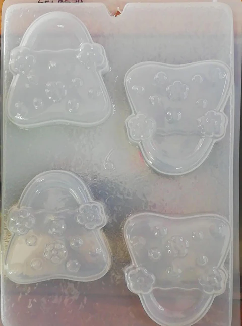  Molde para gelatina chico bolsas 4 cav.