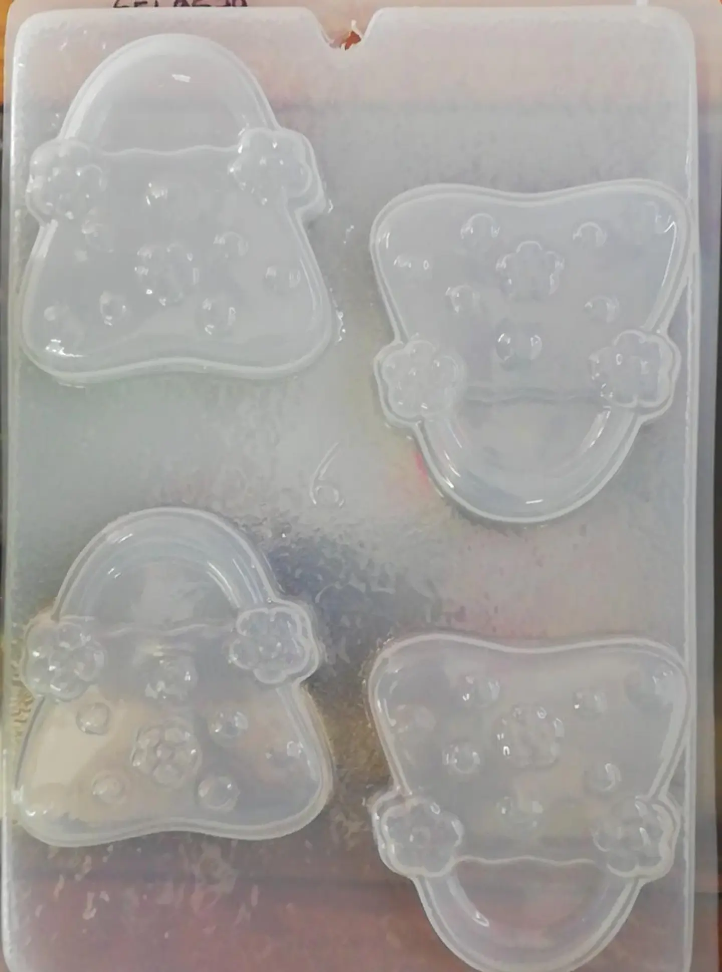  Molde para gelatina chico bolsas 4 cav. 1