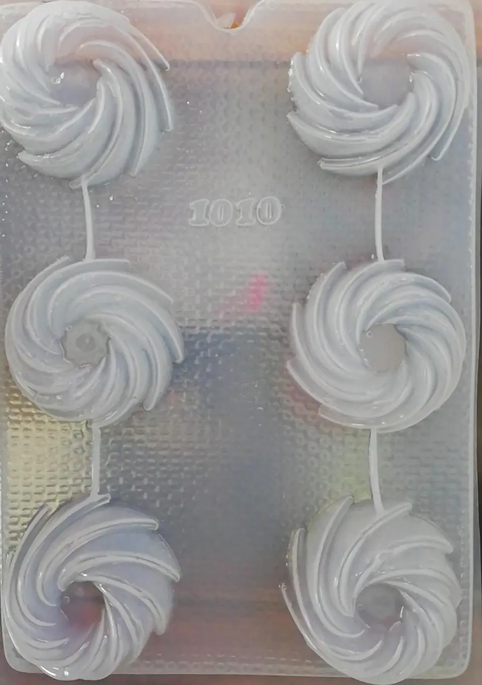  Molde para gelatina chico mini roscas 6cav. #1010 1