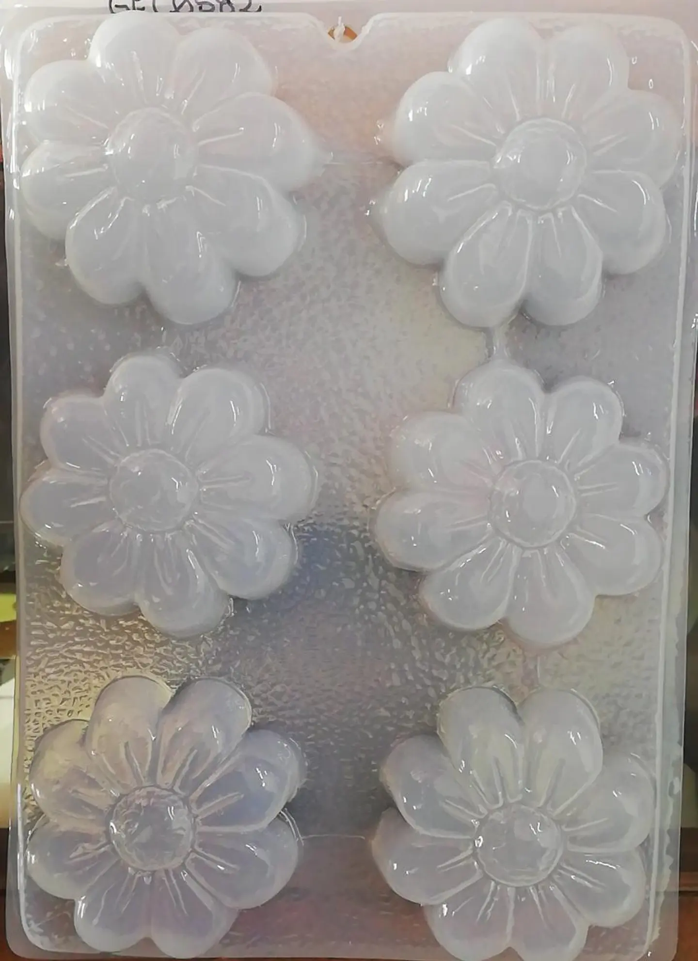  Molde para gelatina chico flor 6 cav. 1