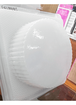  Molde para gelatina mediano rdondo rizado