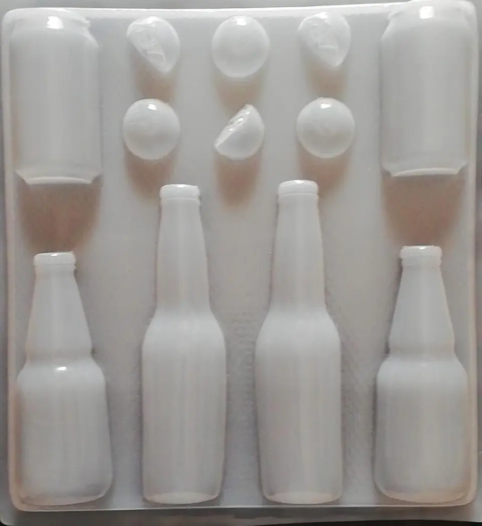  Molde para gelatina jumbo juego de botella y limones JR-323 1