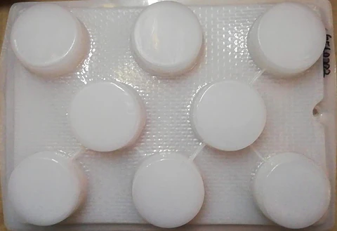  Molde para gelatina chico circulos 8 cav.