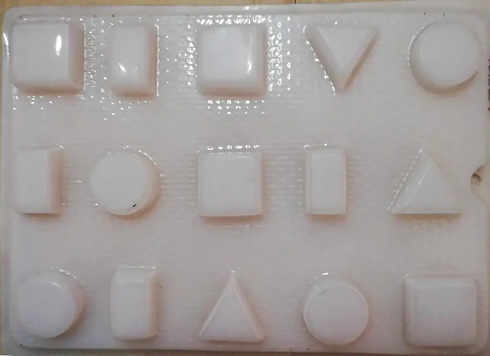  Molde para gelatina chico figuras geometricas 1