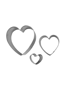  Cortador galleta corazones varios  4-23