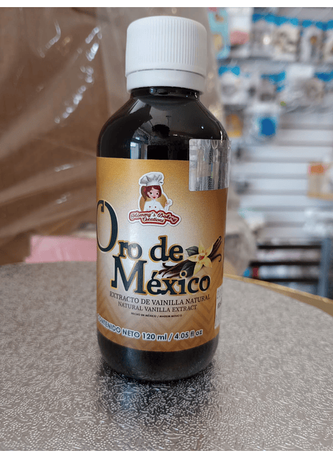 Extracto de vainilla natural oro de México 120 ml
