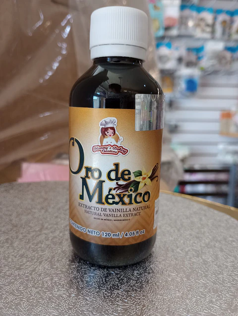  Extracto de vainilla natural oro de Mexico 120 ml