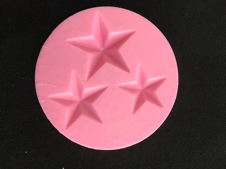  Molde de silicon Estrellas X3  MSC221 1