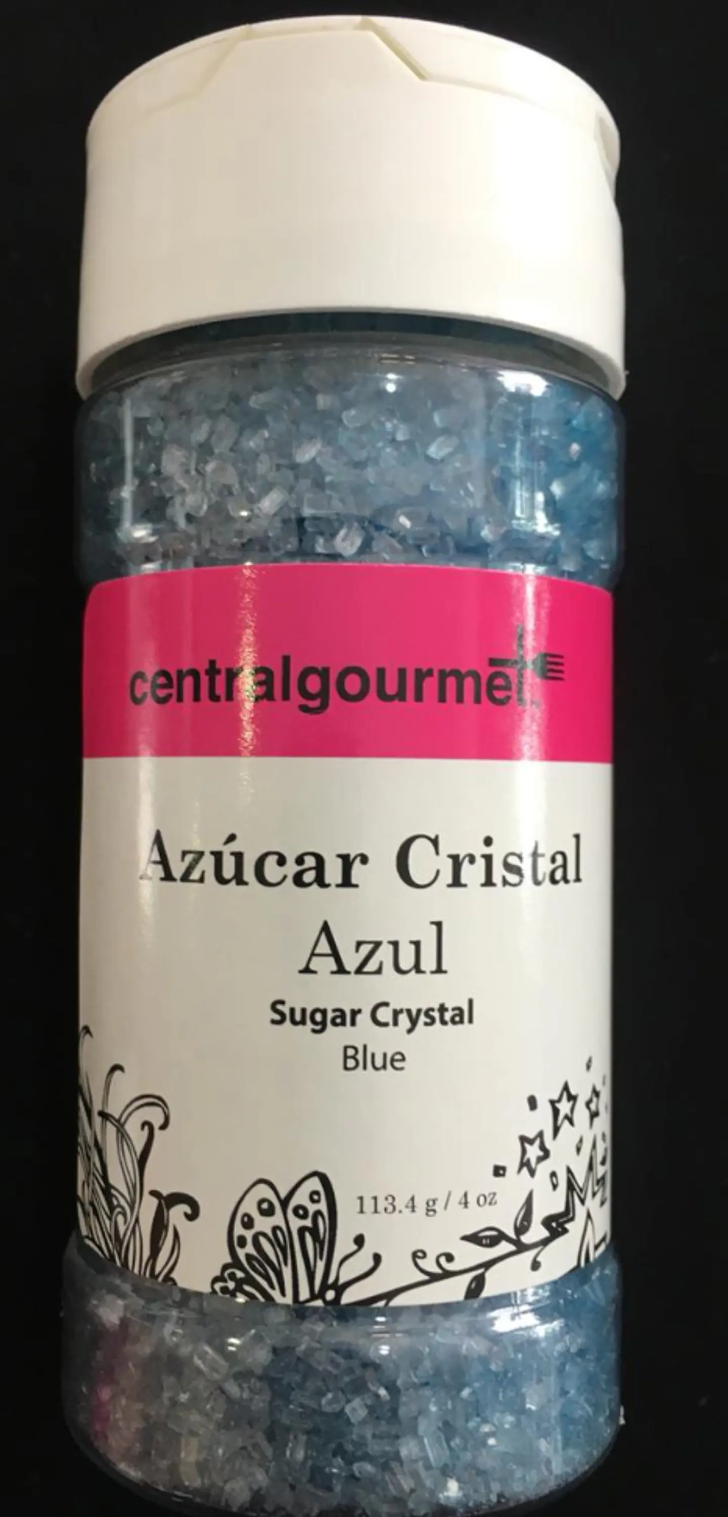  Azucar cristal azul 4 oz 113.4 gr  9-10 1