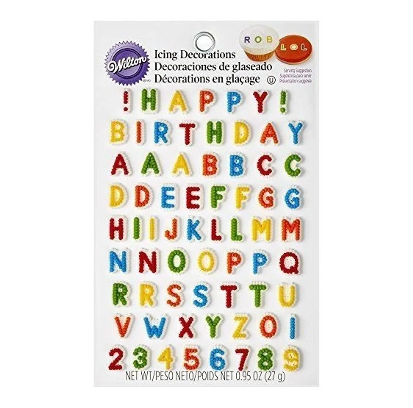  Icing letras y numeros  710-6042 1