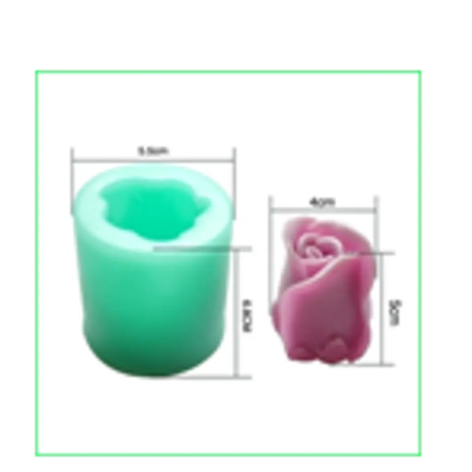  Molde silicon rosa 3D TC3668 1