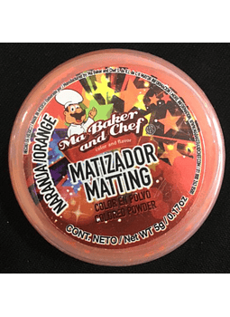 Matizador 5 gr. Mate Naranja