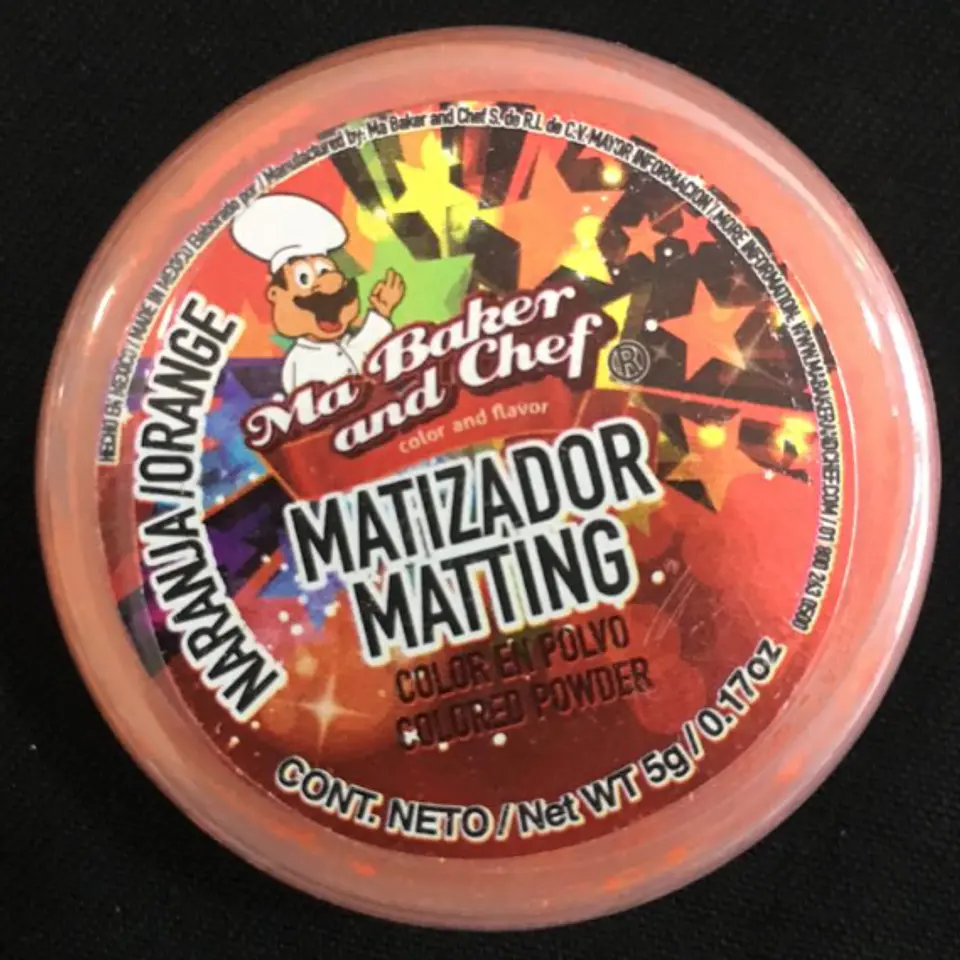  Matizador 5 gr. Mate Naranja 1