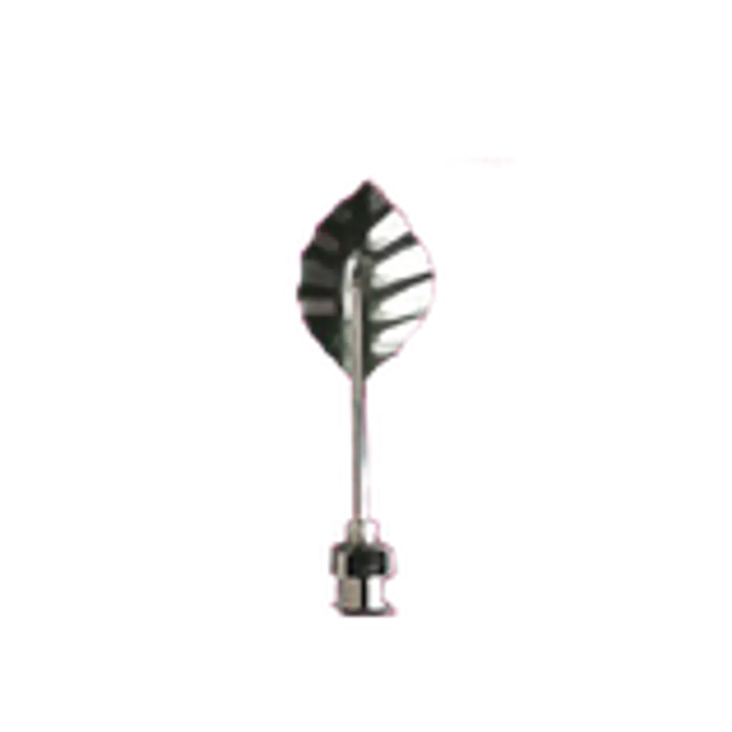  Gubia agujas acero inox hoja verde rizada grande  GAGUJAS07 1