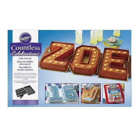  Juego Moldes Pastel Celebracion  03-3116