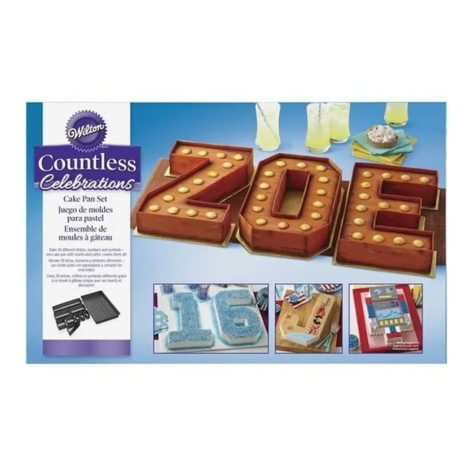  Juego Moldes Pastel Celebracion  03-3116 1