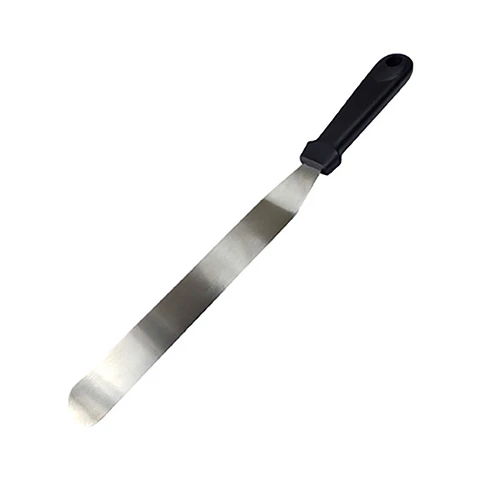 ESpatula angular 30 cm mgo negro  4-1668