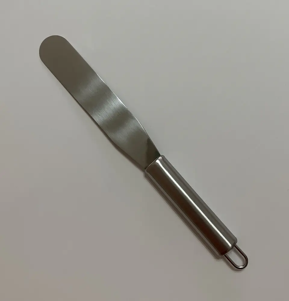  Espatula recta mango metal 25cm TOL001016 1