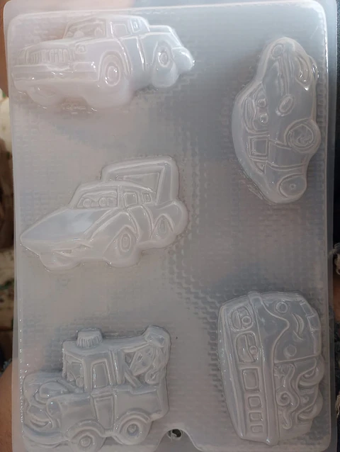  Molde para gelatina chico cars #570