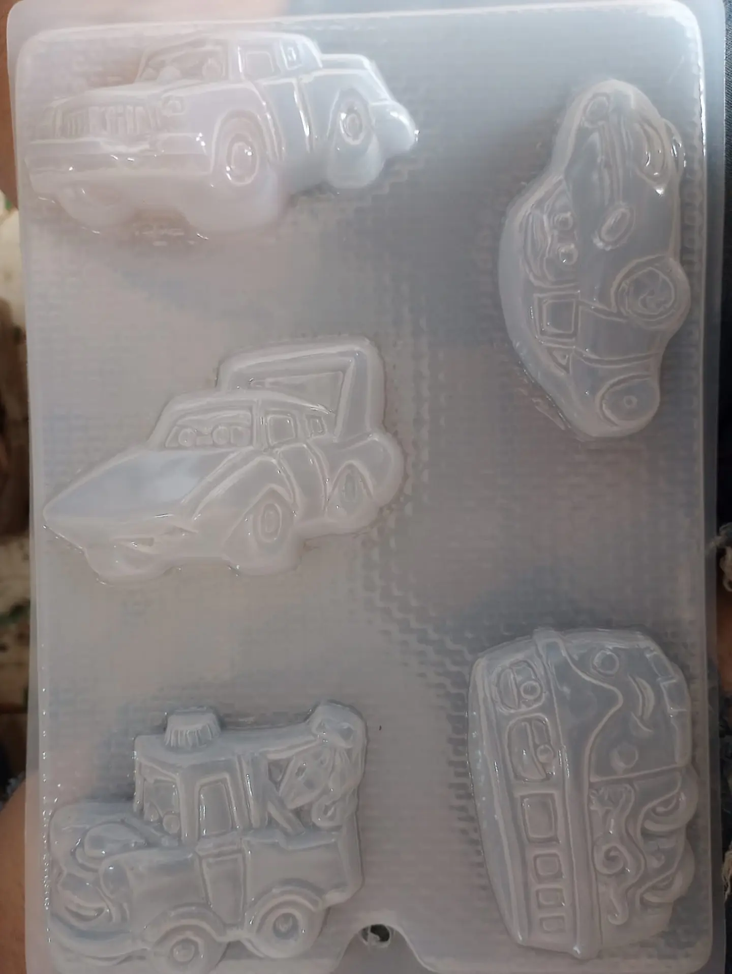  Molde para gelatina chico cars #570 1