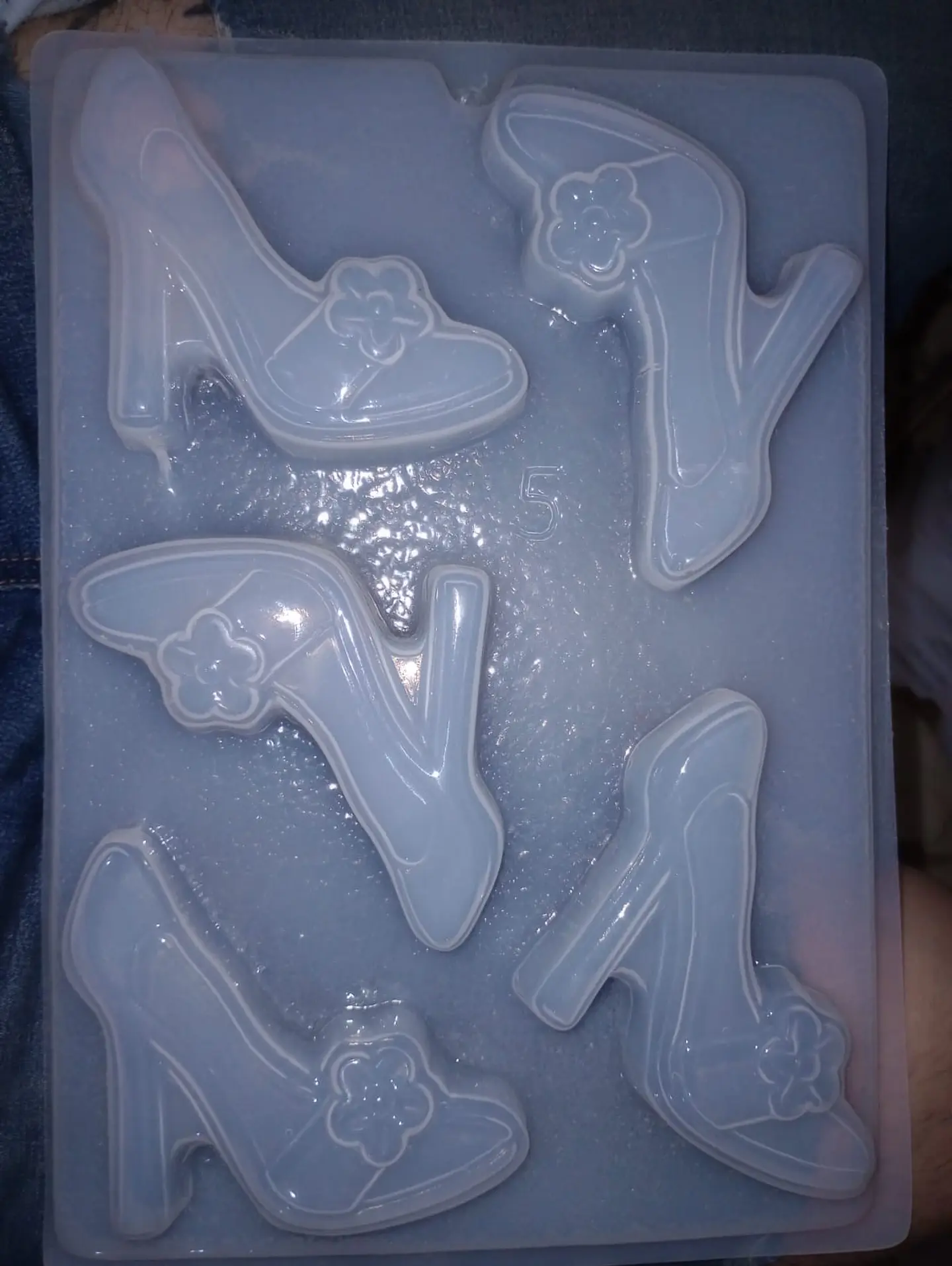  Molde para gelatina chico zapatillas 1