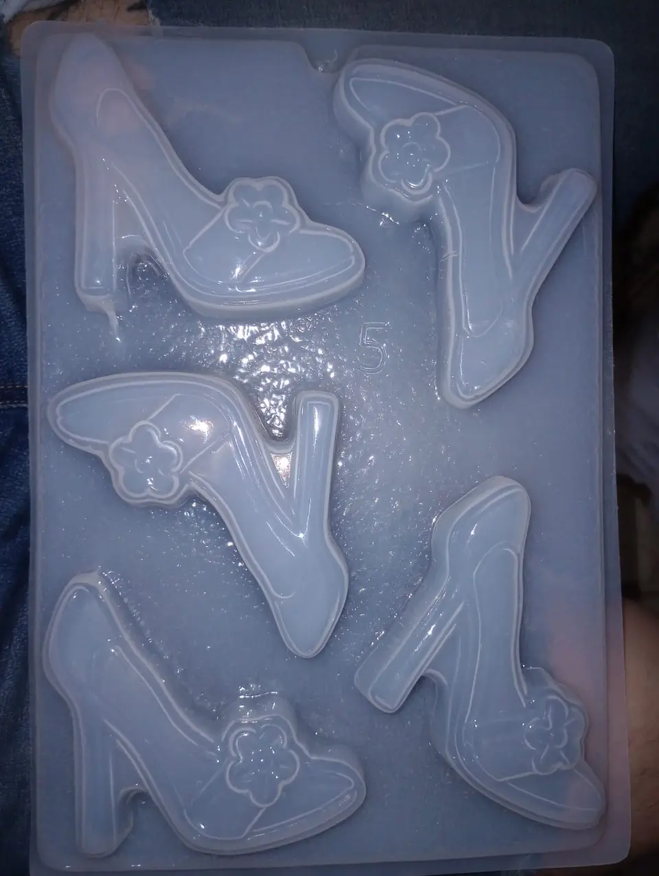  Molde para gelatina chico zapatillas 1