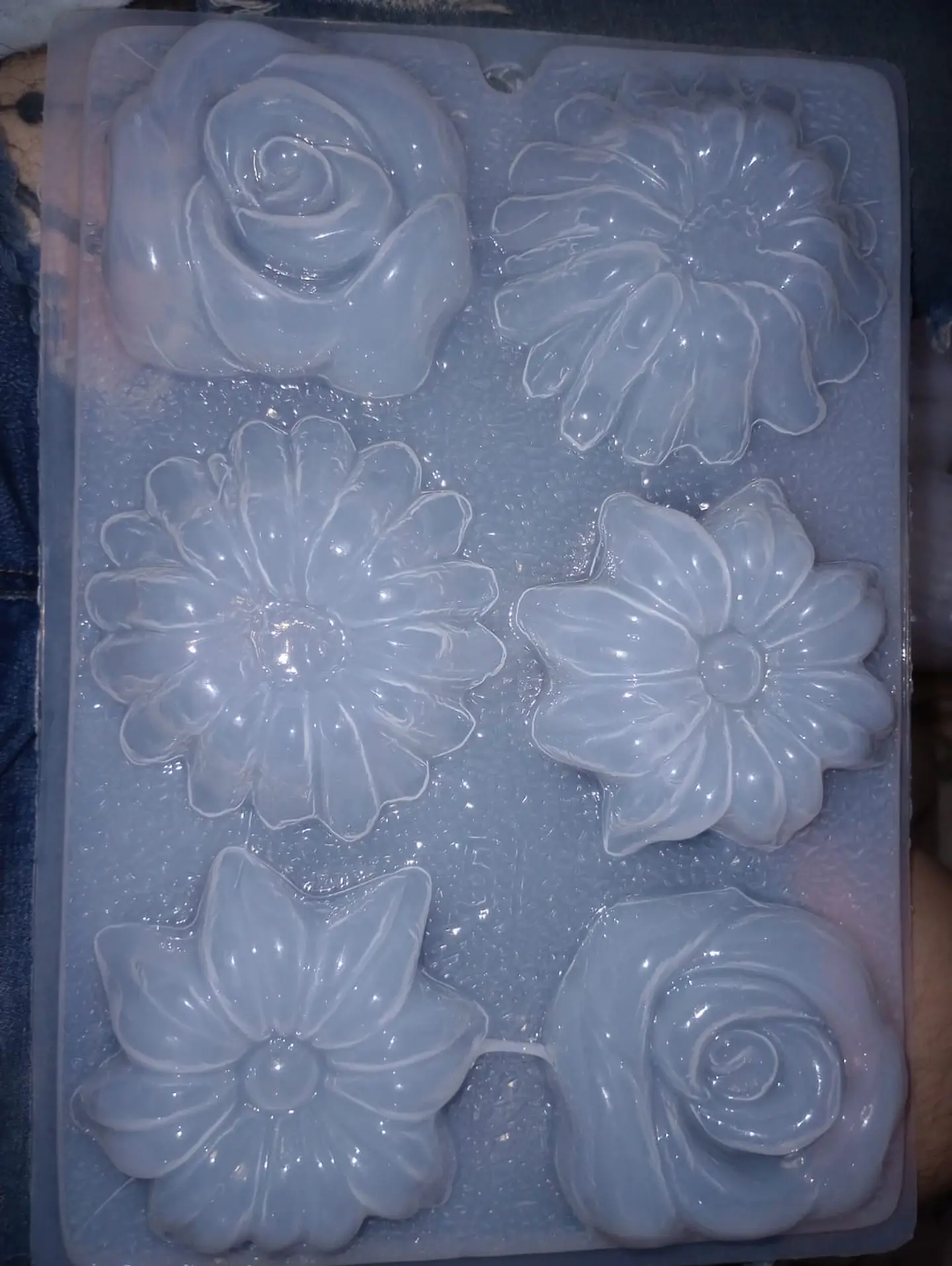 Molde para gelatina Flores varias CH0051 1