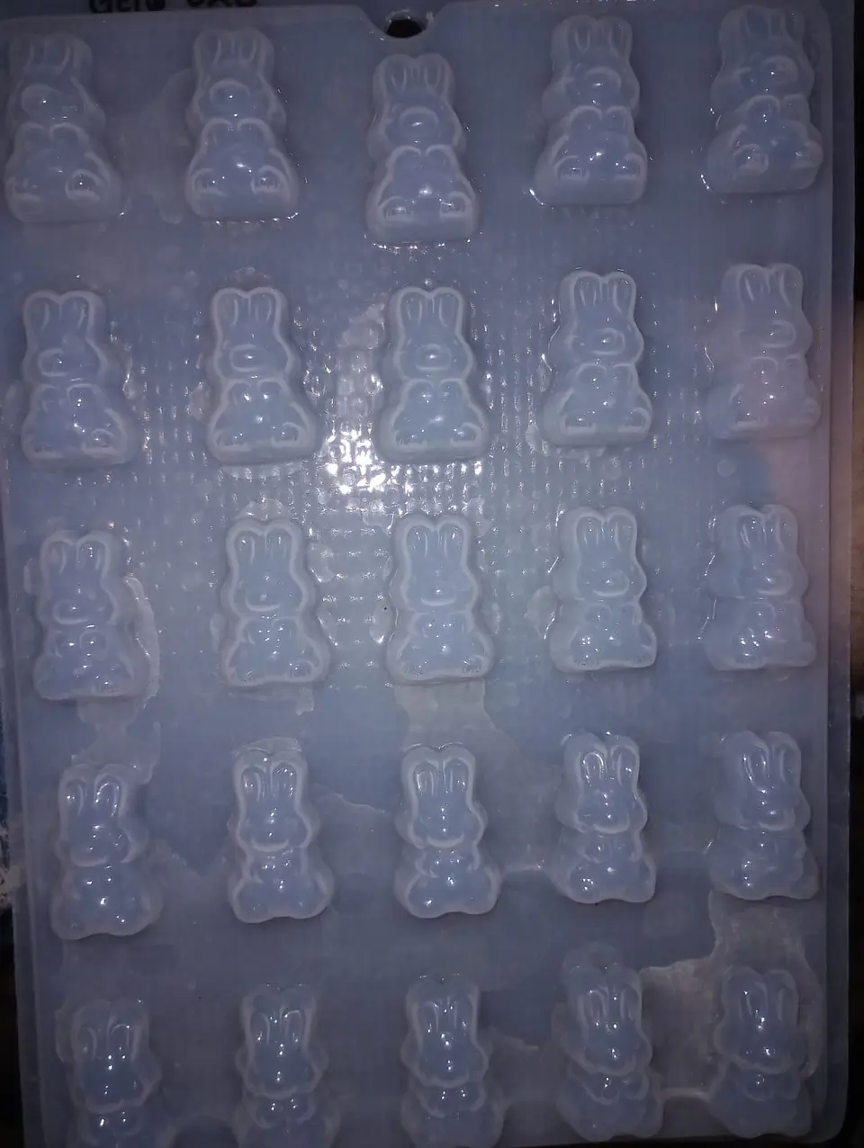  Molde para gelatina conejos 25 cav - CH0202 1