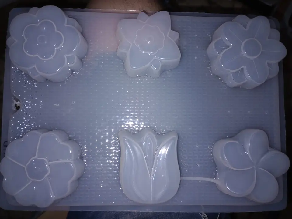  Molde para gelatina flores surtidas CH1082 1