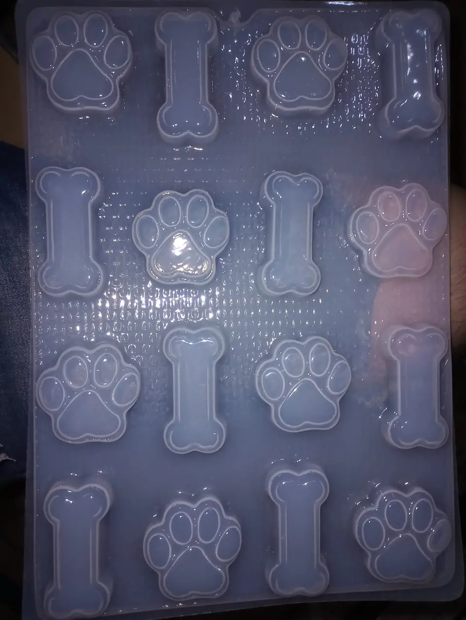  Molde para gelatina hueso y huellas CH1285 1