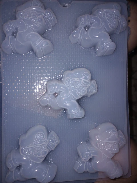  Molde para gelatina Mario Bros 5cav CH1395