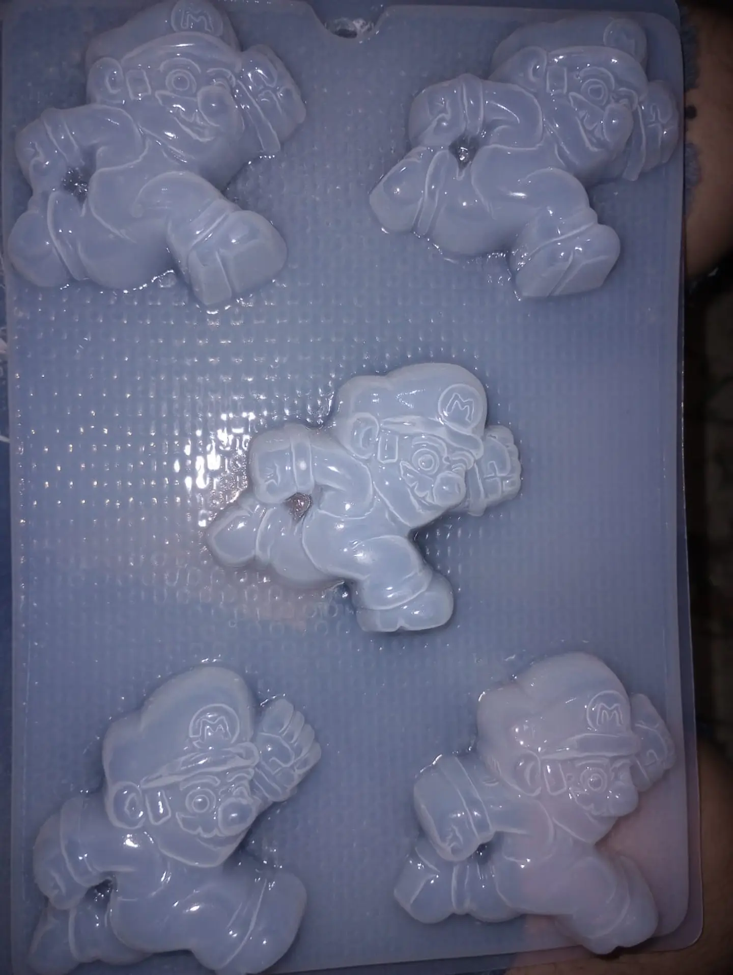  Molde para gelatina Mario Bros 5cav CH1395 1