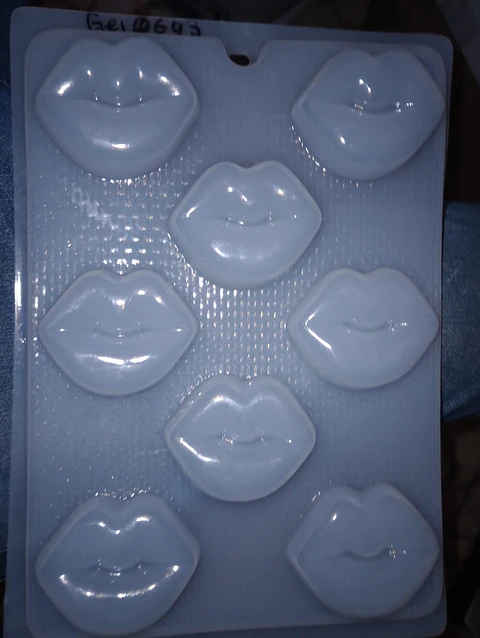  Molde para gelatina beso liso 8 cav. CH