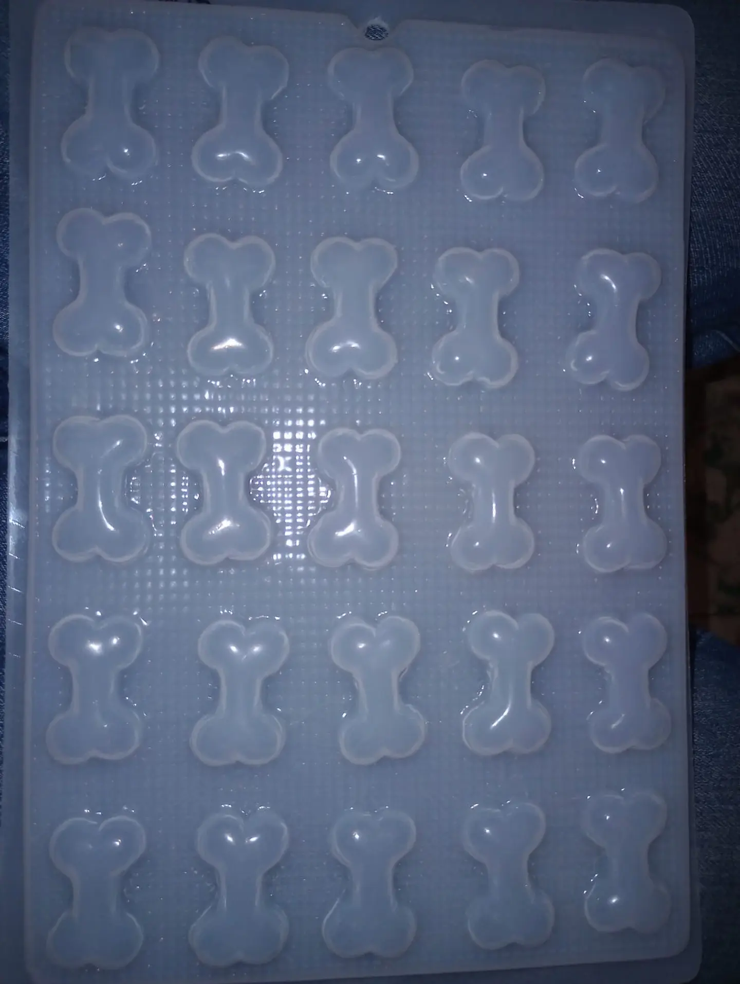  Molde para gelatina chico huesitos 25cav. 1