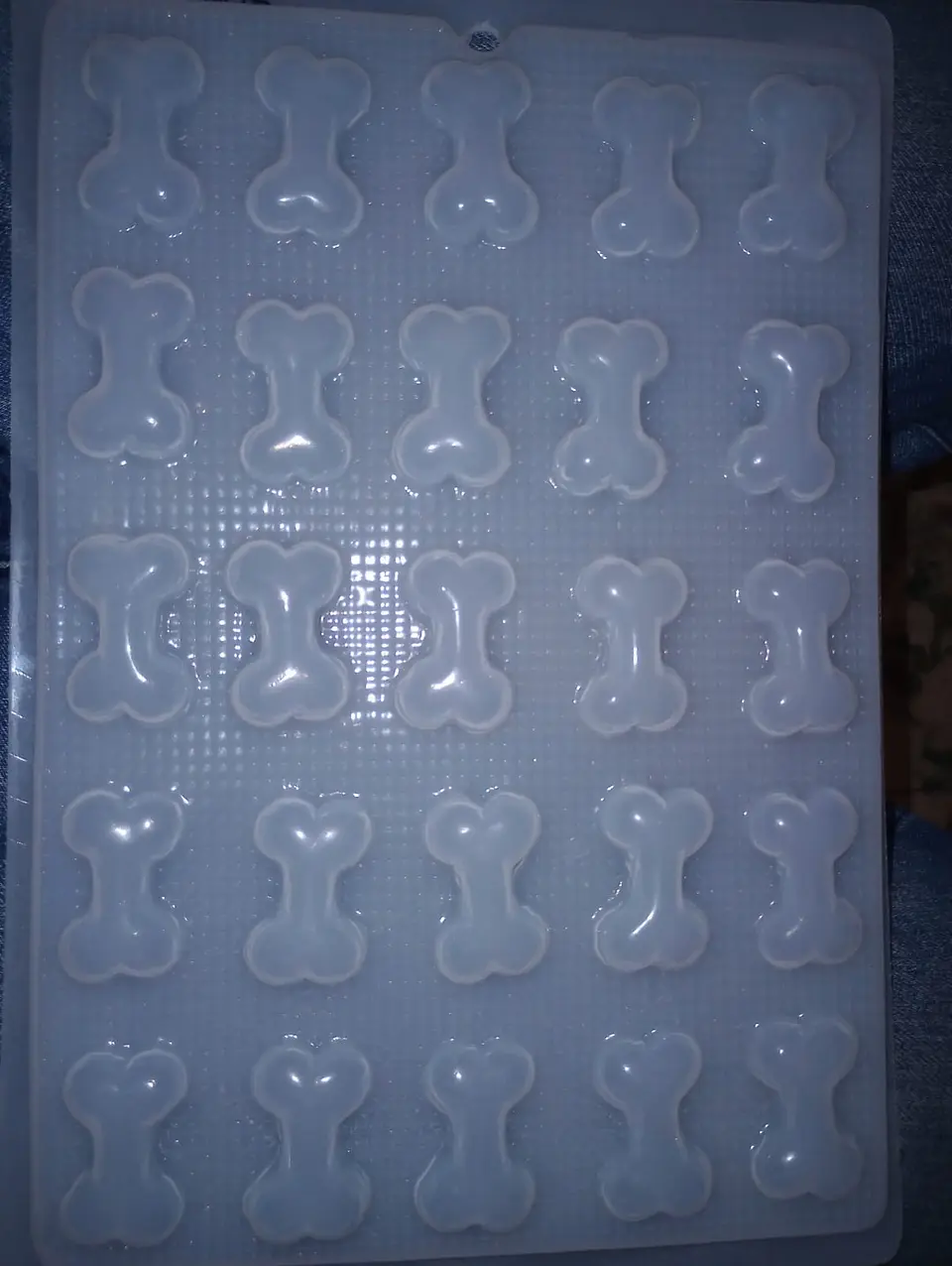  Molde para gelatina chico huesitos 25cav. 1