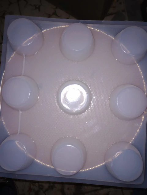  Molde para gelatina jumbo cilindros 9 cav JR-321