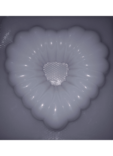 Molde para gelatina jumbo corazón rosca J-351