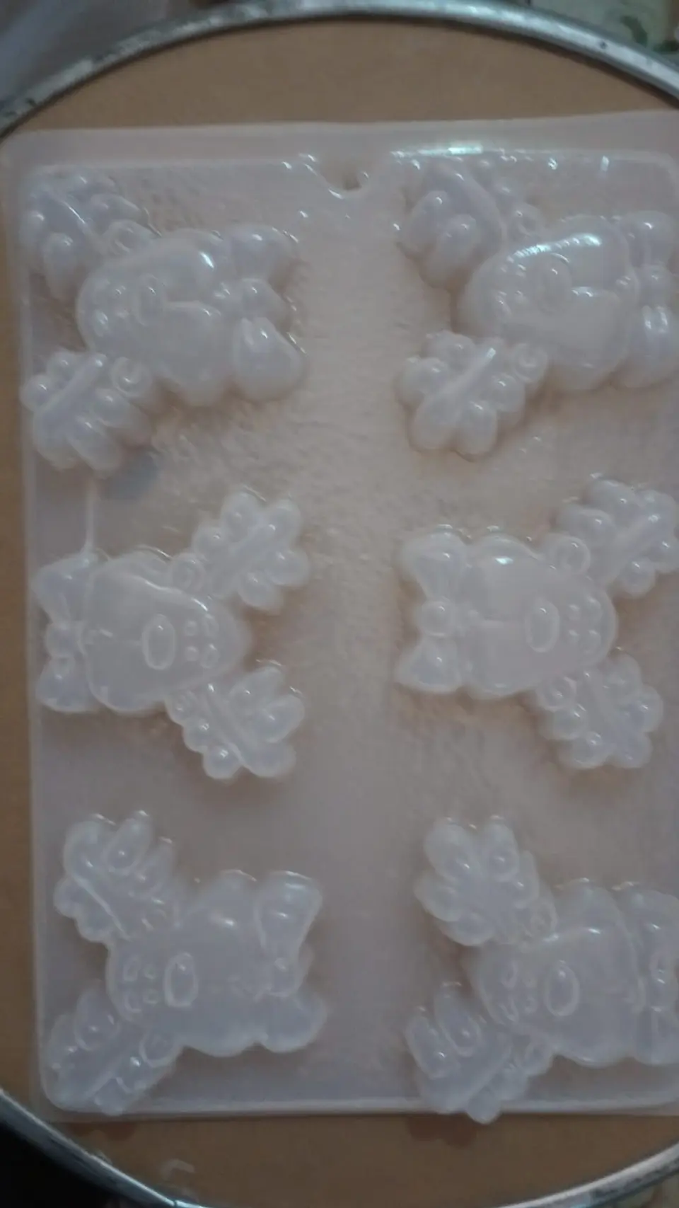  Molde para gelatina ch cara reno 6 cav 1