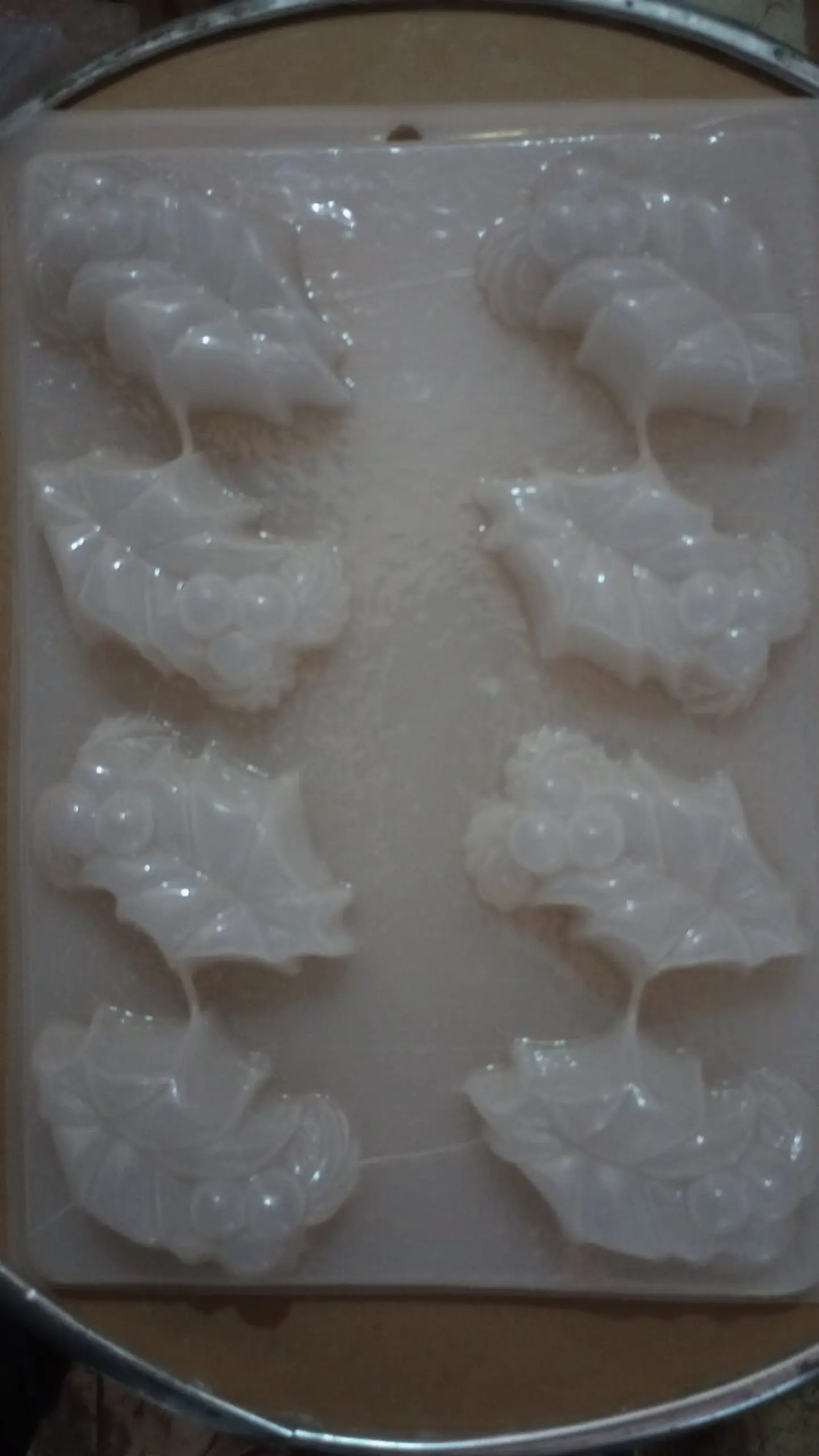  Molde para gelatina ch muerdago  8 cav 1
