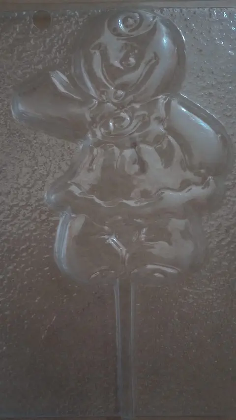  Molde para chocolate paleta ni?a