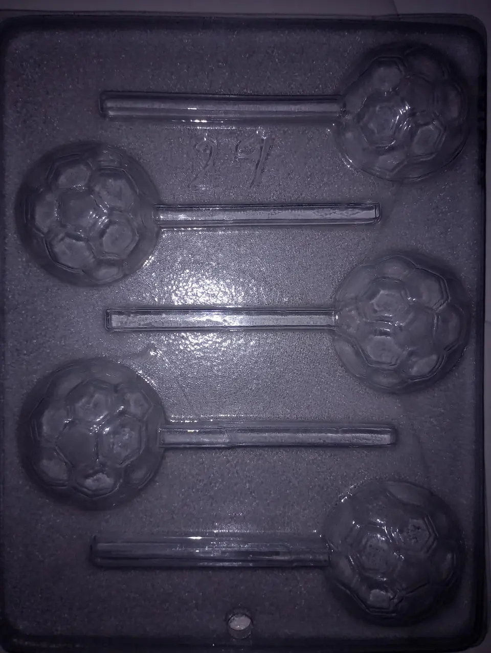  Molde para chocolate paletas balon futbol 1
