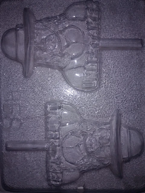  Molde para chocolate Undertaker 2 cav.
