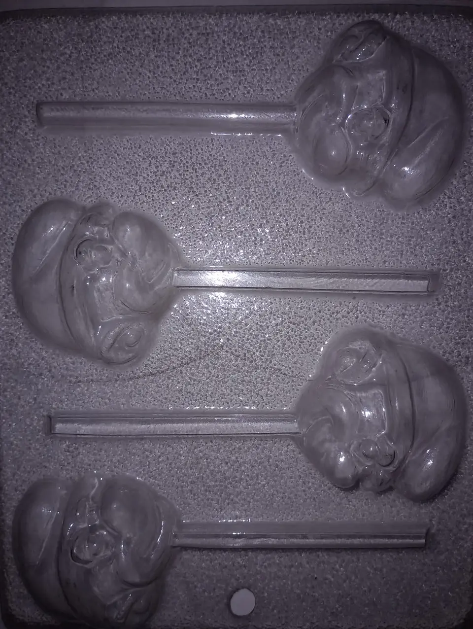  Molde para chocolate paleta pitufos 1