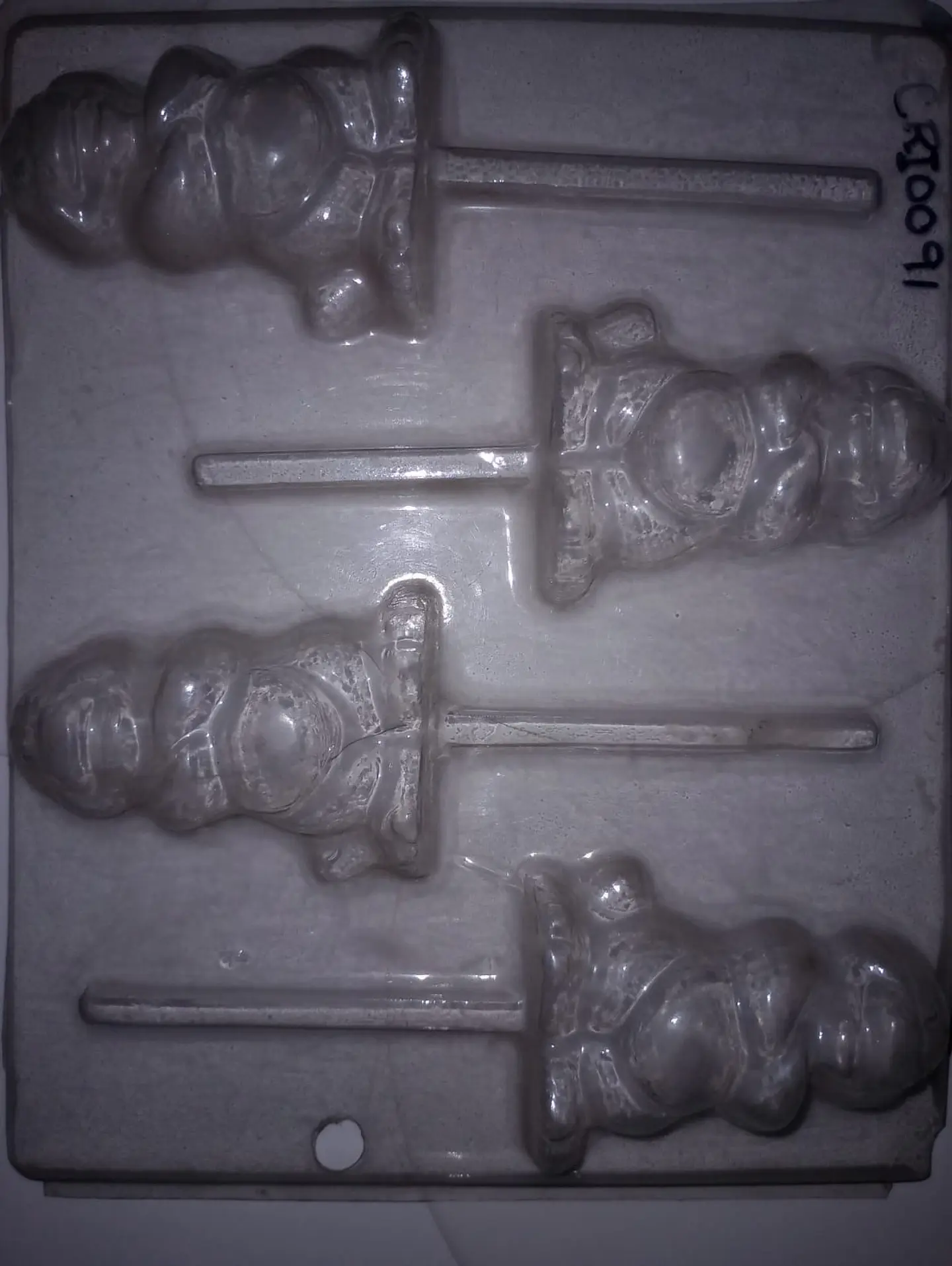  Molde para chocolate paletas barney 1